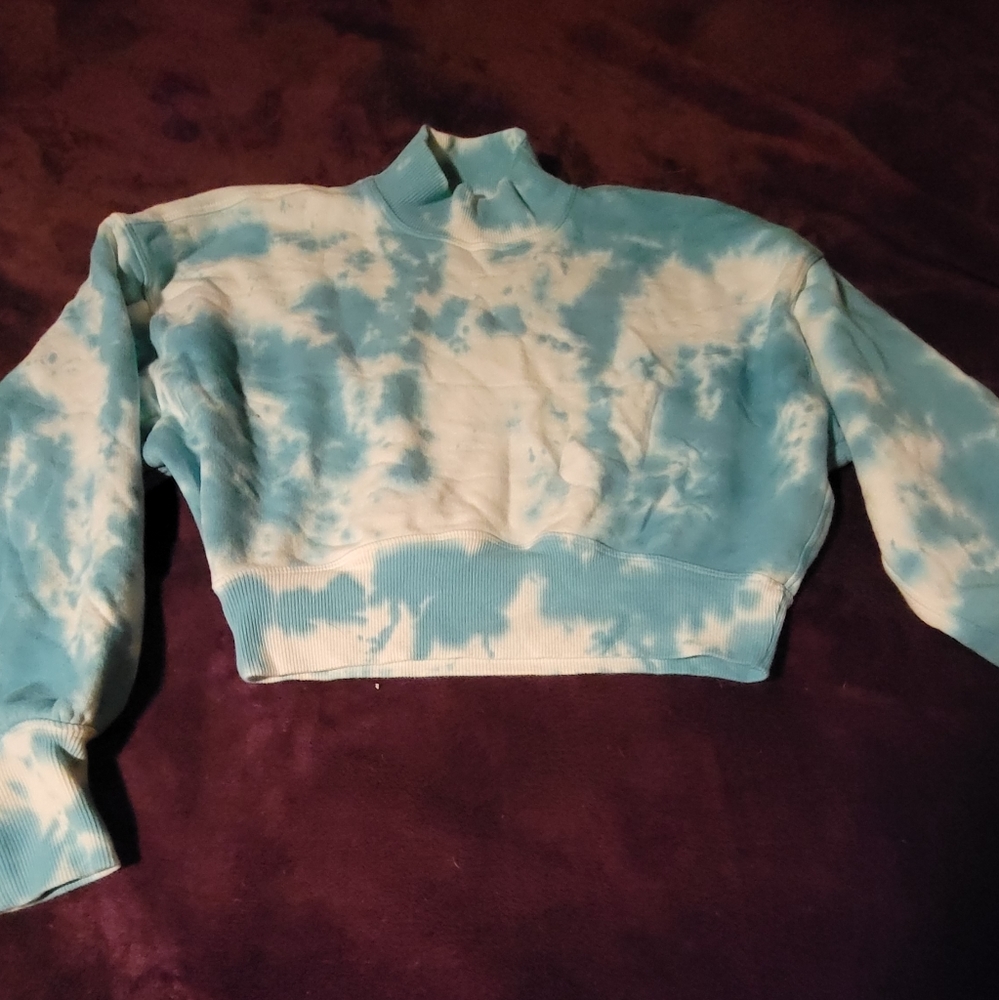 Spiritual Gangster Cropped Tie Dye Sweatshirt